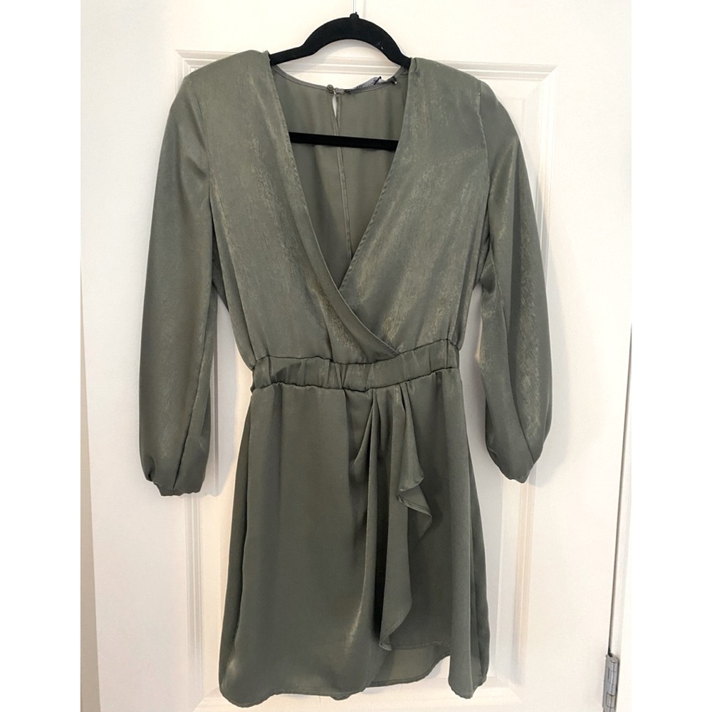 Zara long sleeve romper dress